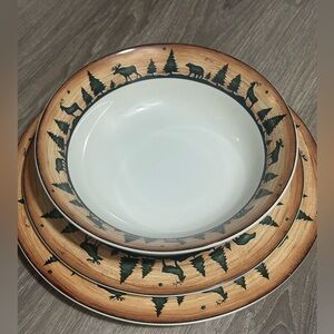 Sakura Evolution Log Cabin David Carter Brown 3 Piece Set